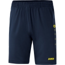 Training shorts Premium seablue/neon yellow
