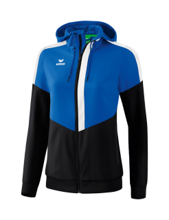 Squad Track Top Jacket with hood new royal/black/white