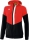Tracktop Jacke mit Kapuze SQUAD Damen rot/schwarz/weiß 44