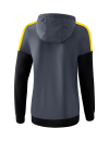 Squad Tracktop Jacke mit Kapuze slate grey/schwarz/gelb