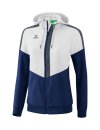 Squad Track Top Jacket with hood white/new navy/slate grey