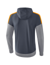 Squad Training Jacket with hood slate grey/monument grey/new orange