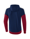 Squad Training Jacket with hood new navy/bordeaux/silver...
