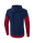 Squad Training Jacket with hood new navy/bordeaux/silver grey