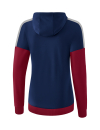 Squad Training Jacket with hood new navy/bordeaux/silver grey