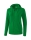 Hooded sweat jacket emerald