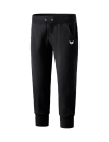 Cropped Sweatpants with narrow waistband black