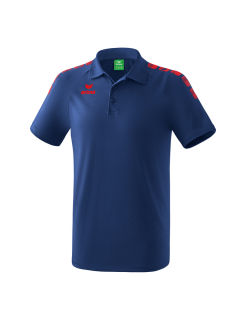 Essential 5-C Polo-shirt new navy/red