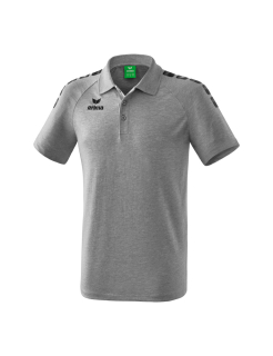Essential 5-C Polo-shirt grey marl/black