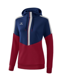 Squad Hoody new navy/bordeaux/silver grey 44