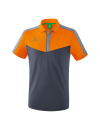 Squad Poloshirt new orange/slate grey/monument grey M