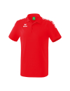 Essential 5-C Poloshirt rot/weiß 164