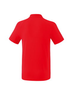 Essential 5-C Poloshirt rot/weiß S