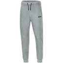 Jogging trousers Base with cuffs light grey melange M