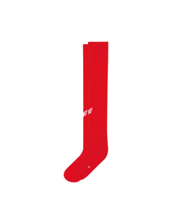 Stutzenstrumpf mit Logo rot