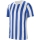 Trikot STRIPED DIVISON IV kurzarm weiß/royalblau