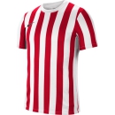 Youth-Jersey STRIPED DIVISON IV white/university red