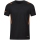 T-Shirt Challenge schwarz meliert/neonorange