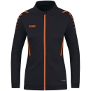 Polyesterjacke Challenge schwarz/neonorange