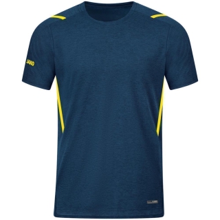 T-shirt Challenge seablue melange/neon yellow 36