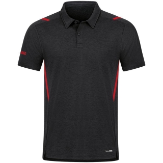 Polo Challenge black melange/red M