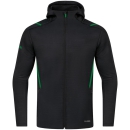 Leisure jacket Challenge with hood black melange/sport...