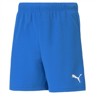 teamRISE Short Jr Electric Blue Lemonade-Puma White