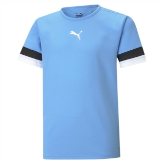 teamRISE Jersey Jr Team Light Blue-Puma Black-Puma White