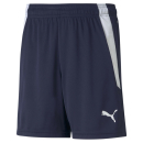 teamLIGA Shorts Jr Peacoat-Puma White