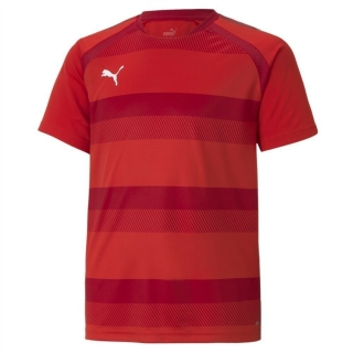 teamVISION Jersey Jr Puma Red-Chili Pepper-Puma White