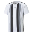 teamLIGA Striped Trikot Junior Puma White-Puma Black