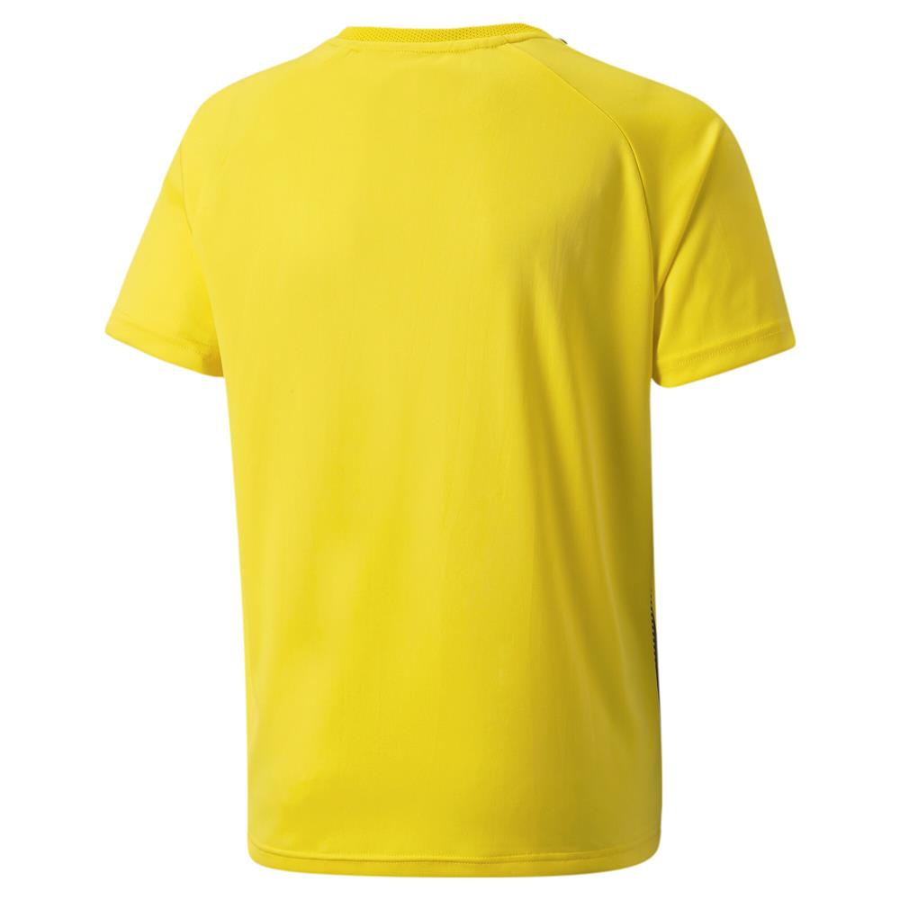 green and yellow puma shirt