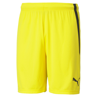 teamLIGA Shorts Cyber Yellow-Puma Black