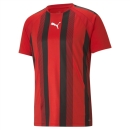 teamLIGA Striped Trikot Puma Red- Black- White