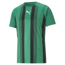 teamLIGA Striped Jersey Pepper Green-Puma Black-Puma White