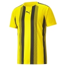teamLIGA Striped Jersey Cyber Yellow-Puma Black
