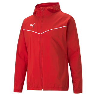 teamRISE All Weather Jacket Puma Red-Puma White