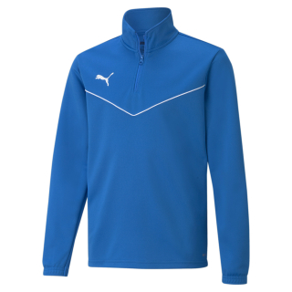 teamRISE 1/4 Zip Top Jr Electric Blue Lemonade