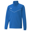 teamRISE 1/4 Zip Top Jr Electric Blue Lemonade