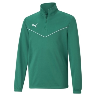 teamRISE Ziptop Junior Pepper Green-Puma White