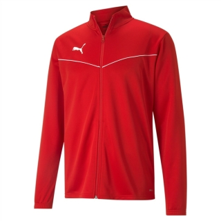 teamRISE Training Poly Jacket Puma Red-Puma White