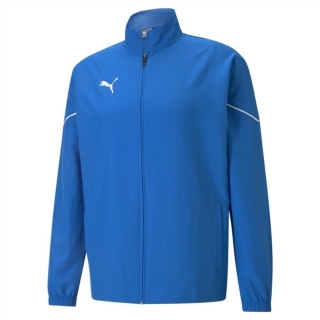 teamRISE Sideline Jacket Electric Blue Lemonade-Puma Black