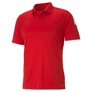 teamLIGA Sideline Polo Puma Red-Puma White