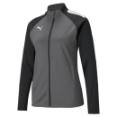 teamLIGA Damen-Trainingsjacke Smoked Pearl-Puma White