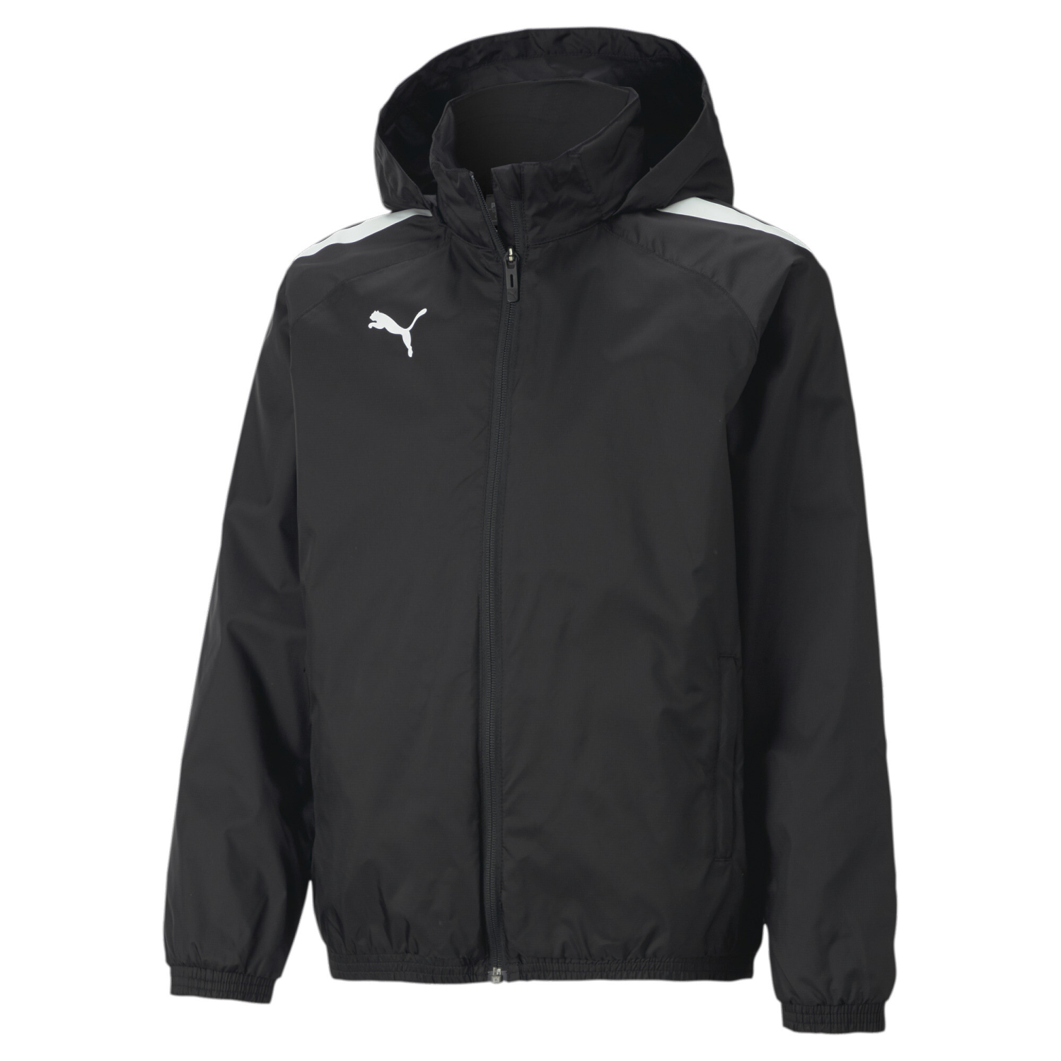 teamLIGA All Weather Jkt Jr Puma Black-Puma Black