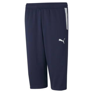 teamLIGA Training 3/4 Pants Jr Peacoat-Puma White