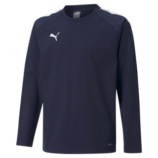 teamLIGA Training Sweat Jr Peacoat-Puma White