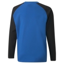 teamLIGA Training Sweat Jr Electric Blue Lemonade-Puma Black