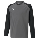 teamLIGA Trainingssweat Junior Smoked Pearl-Puma White