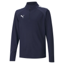 teamLIGA Ziptop Junior Peacoat-Puma White